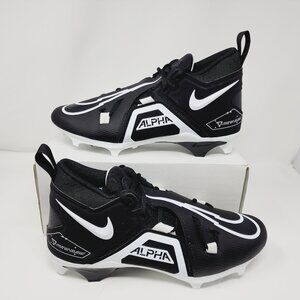 Nike Alpha Menace Pro 3 Mid Men's Size 11 Black Football Cleats CT6649-001